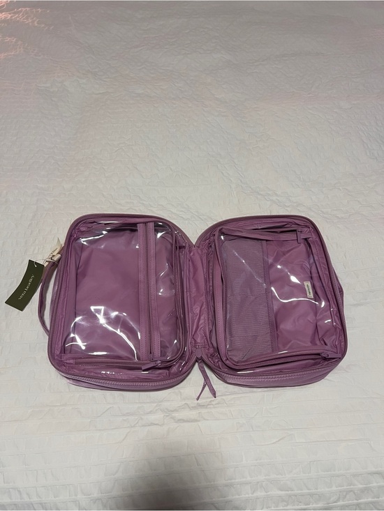 Vera Bradley Handbags - Vera Bradley Lavender Clear Travel Cosmetic Case